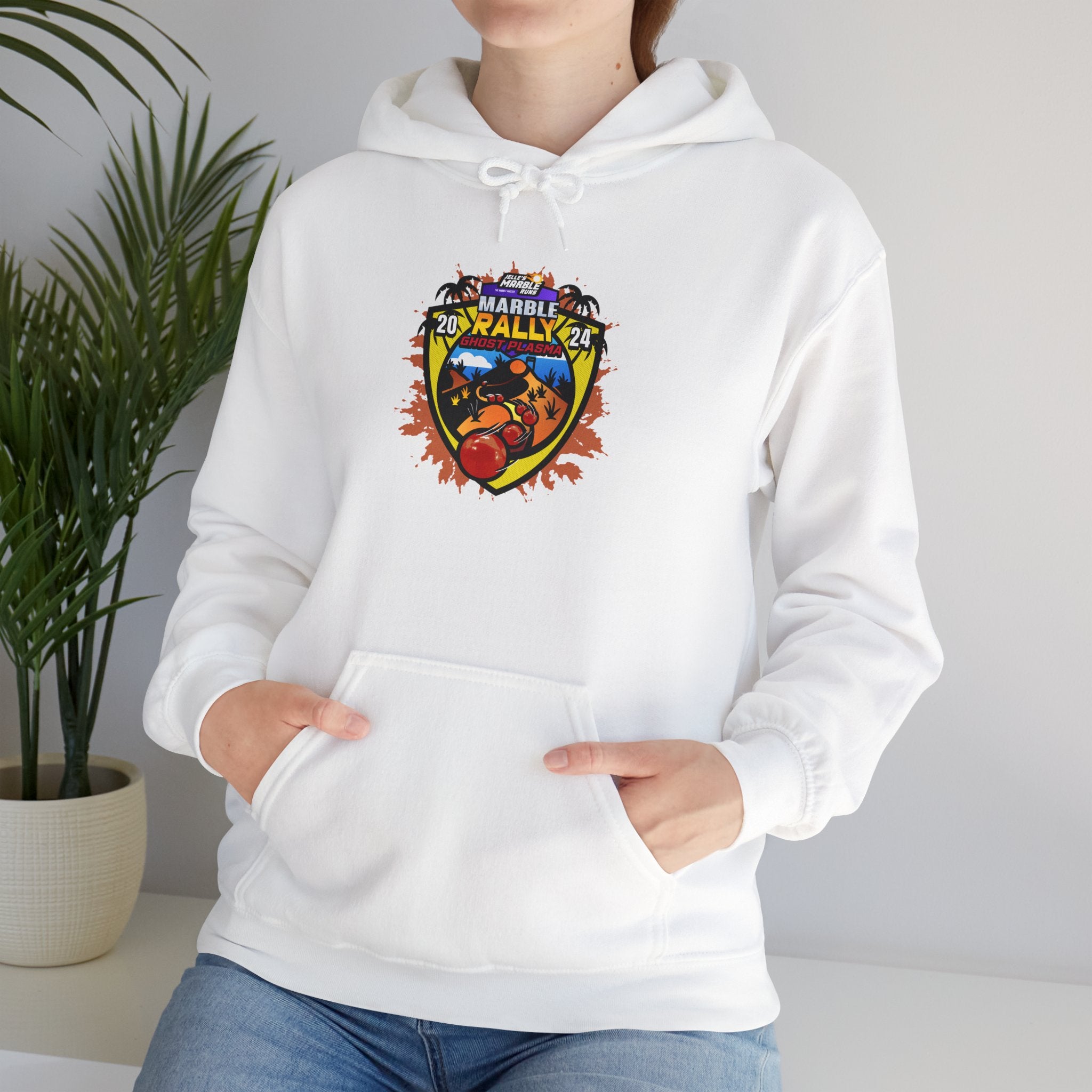 Sand Marble Rally 2024 -  Ghost Plasma One Eyes Hoodie