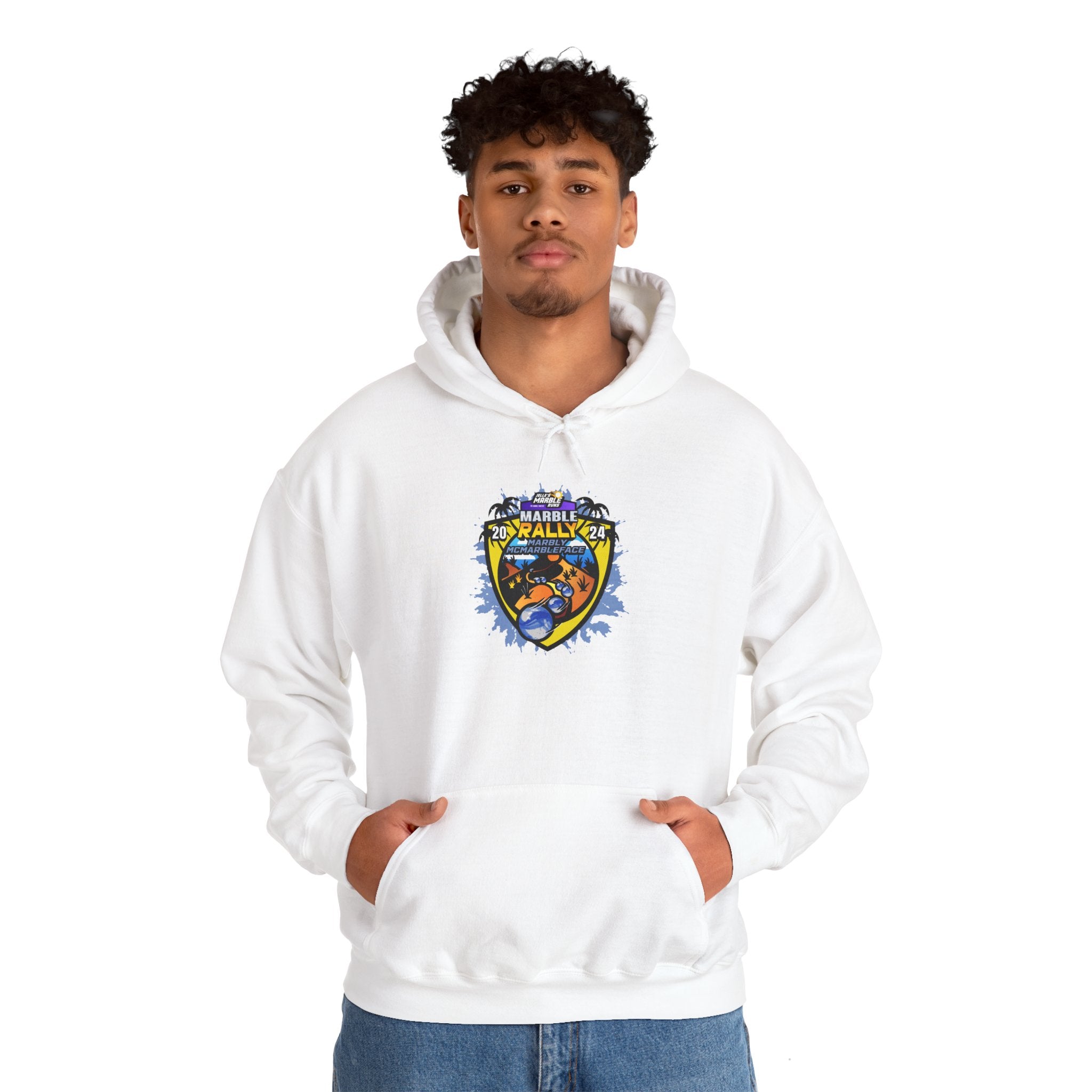 Sand Marble Rally - Marbleface Hoodie