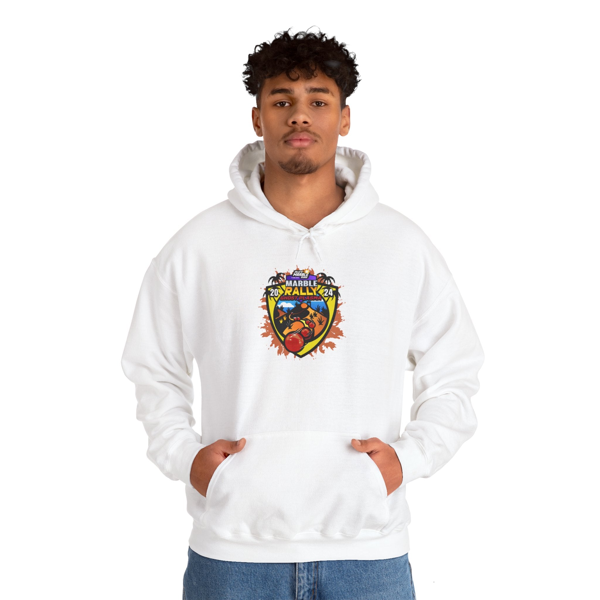 Sand Marble Rally 2024 -  Ghost Plasma One Eyes Hoodie