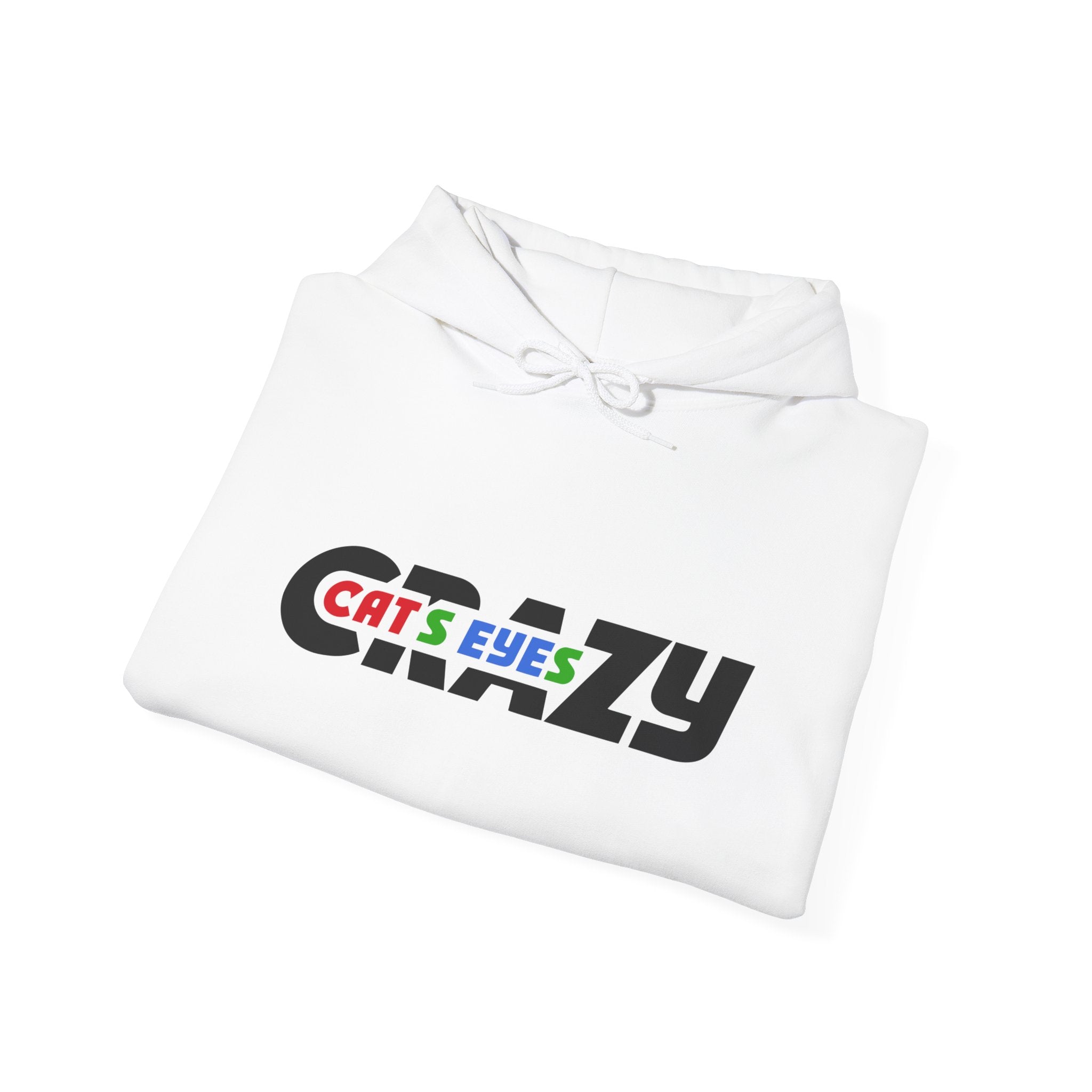 Crazy Cat's Eyes Sticker One Eyes Hoodie