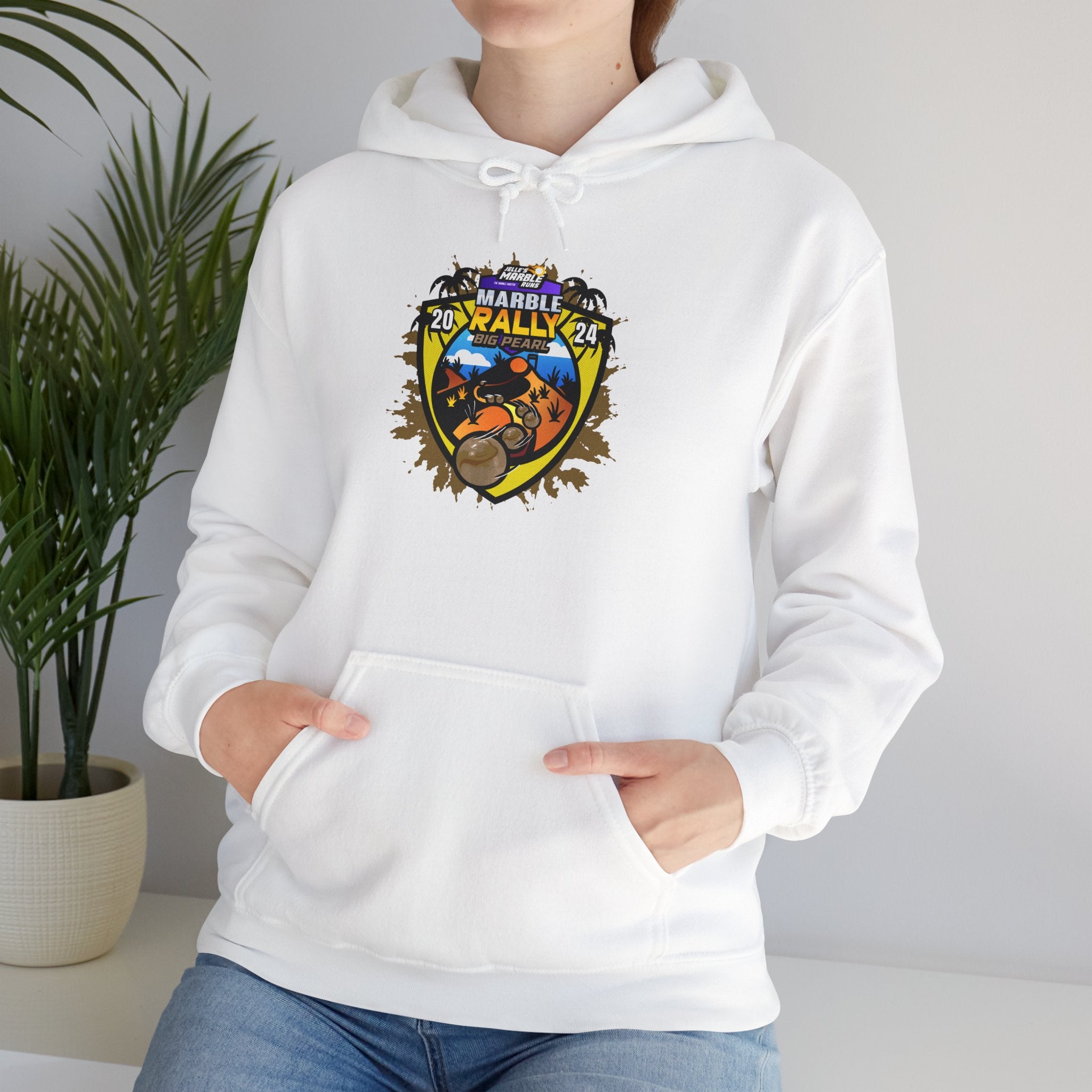 Sand Marble Rally - Big Pearl  One Hoodie