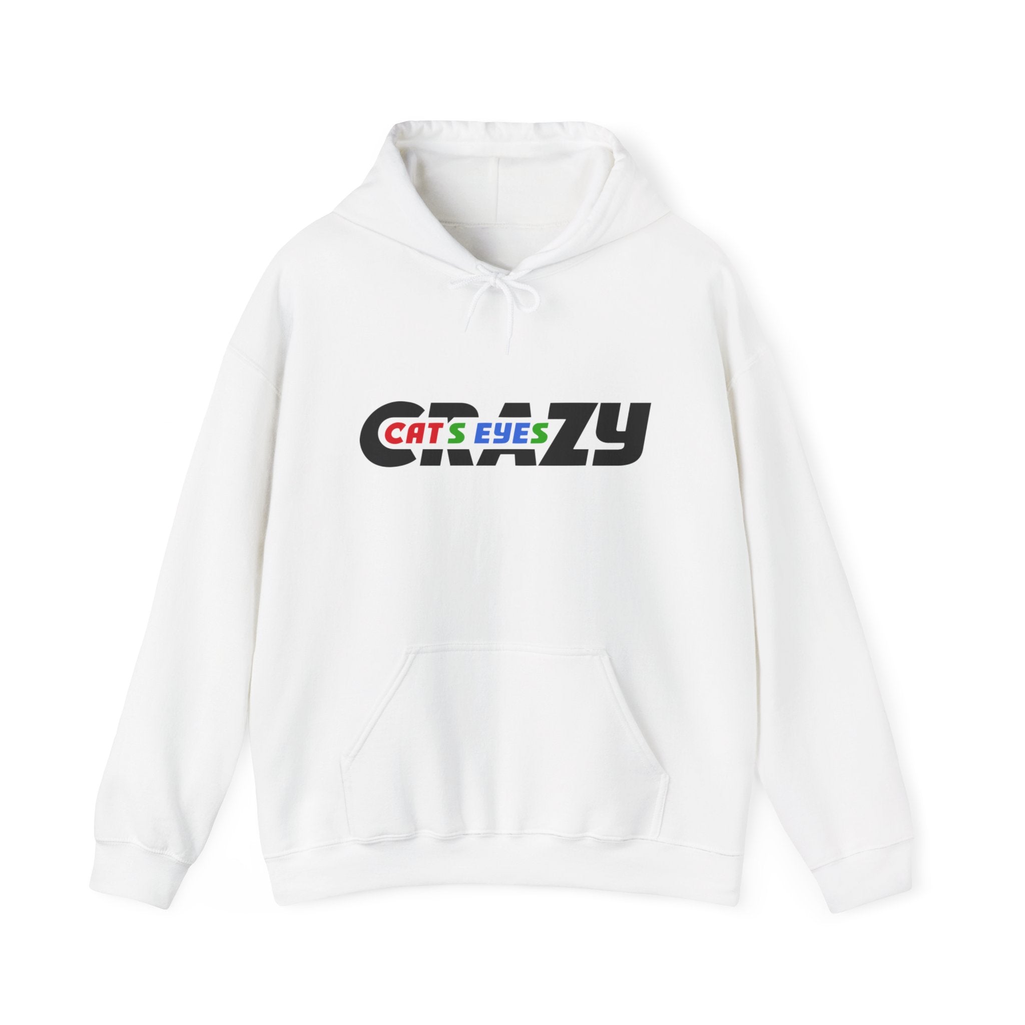 Crazy Cat's Eyes Sticker One Eyes Hoodie