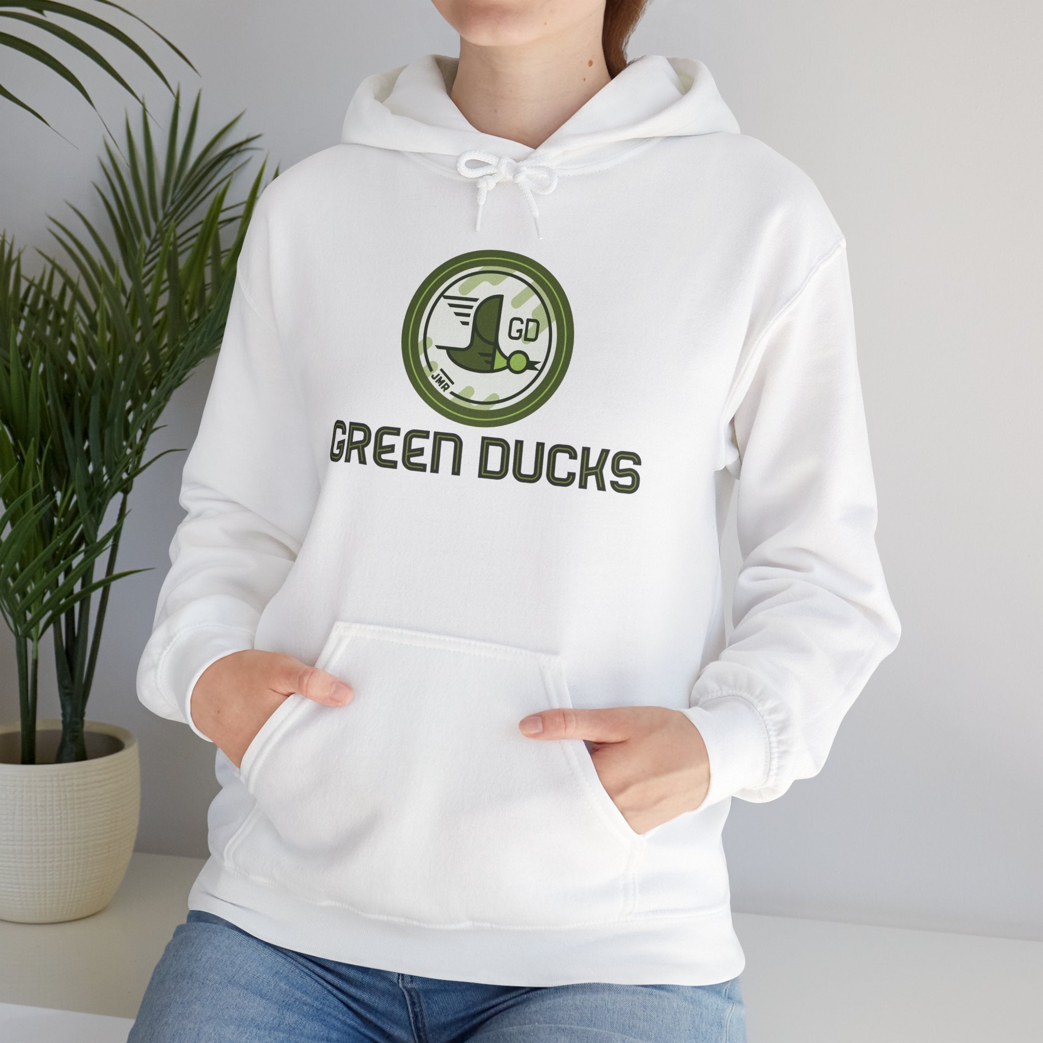 Green Ducks One Eyes Hoodie