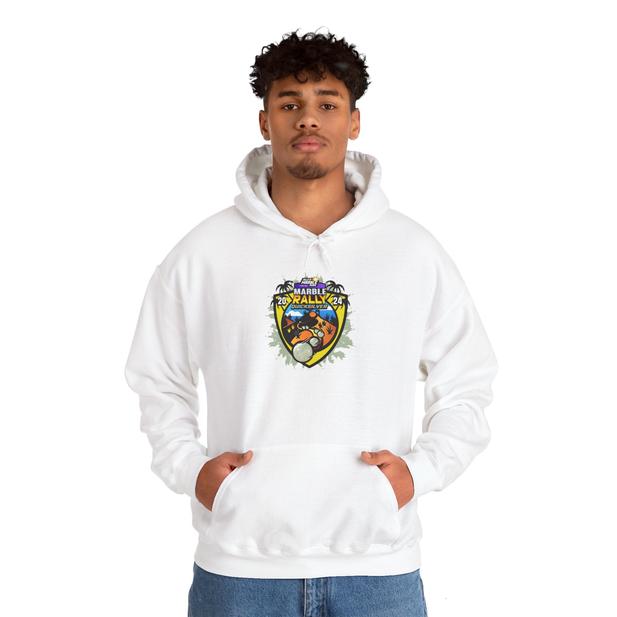 Sand Marble Rally - Quicksilver Hoodie