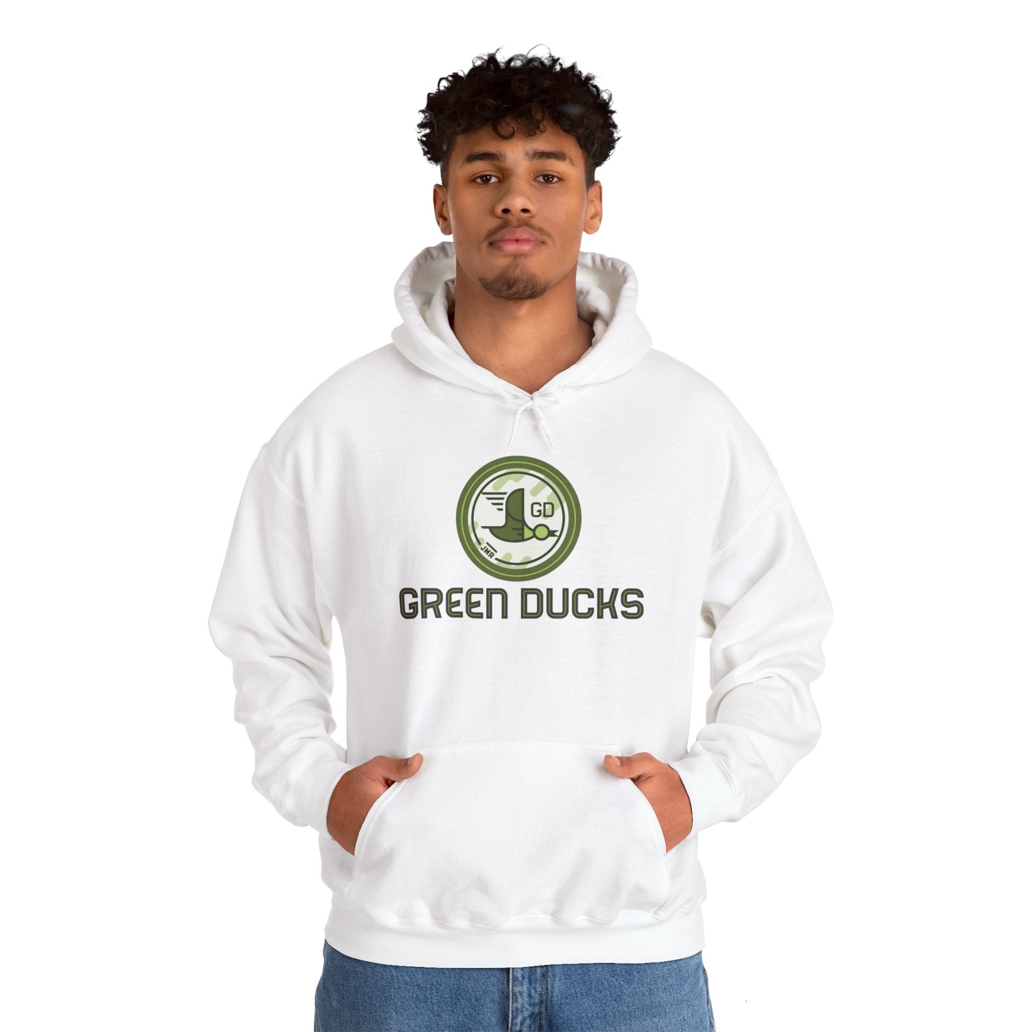 Green Ducks One Eyes Hoodie