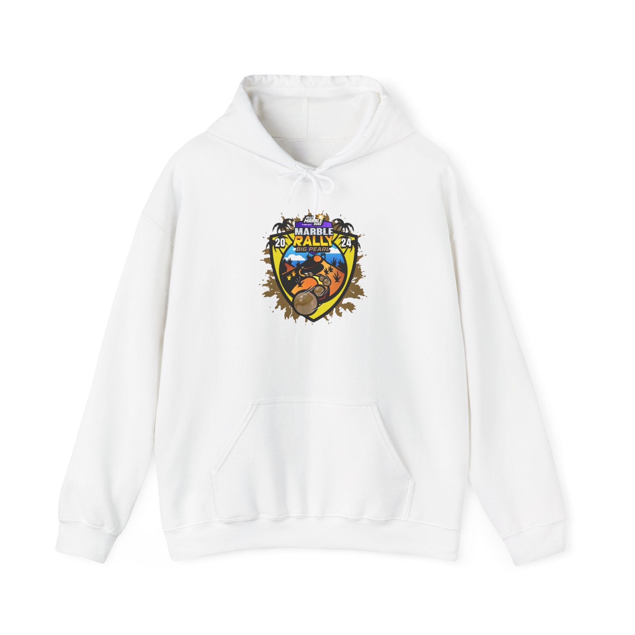Sand Marble Rally - Big Pearl  One Hoodie