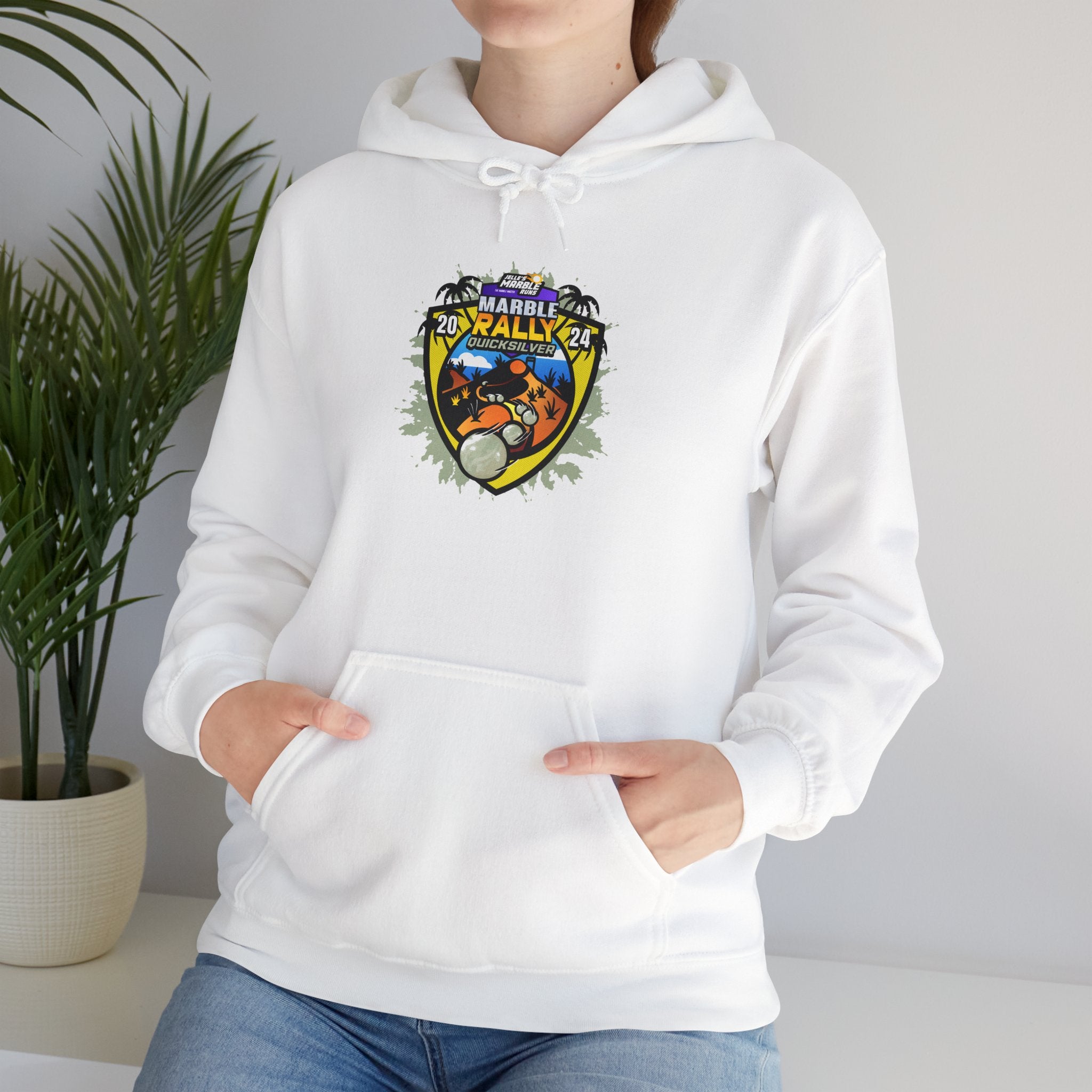 Sand Marble Rally - Quicksilver Hoodie
