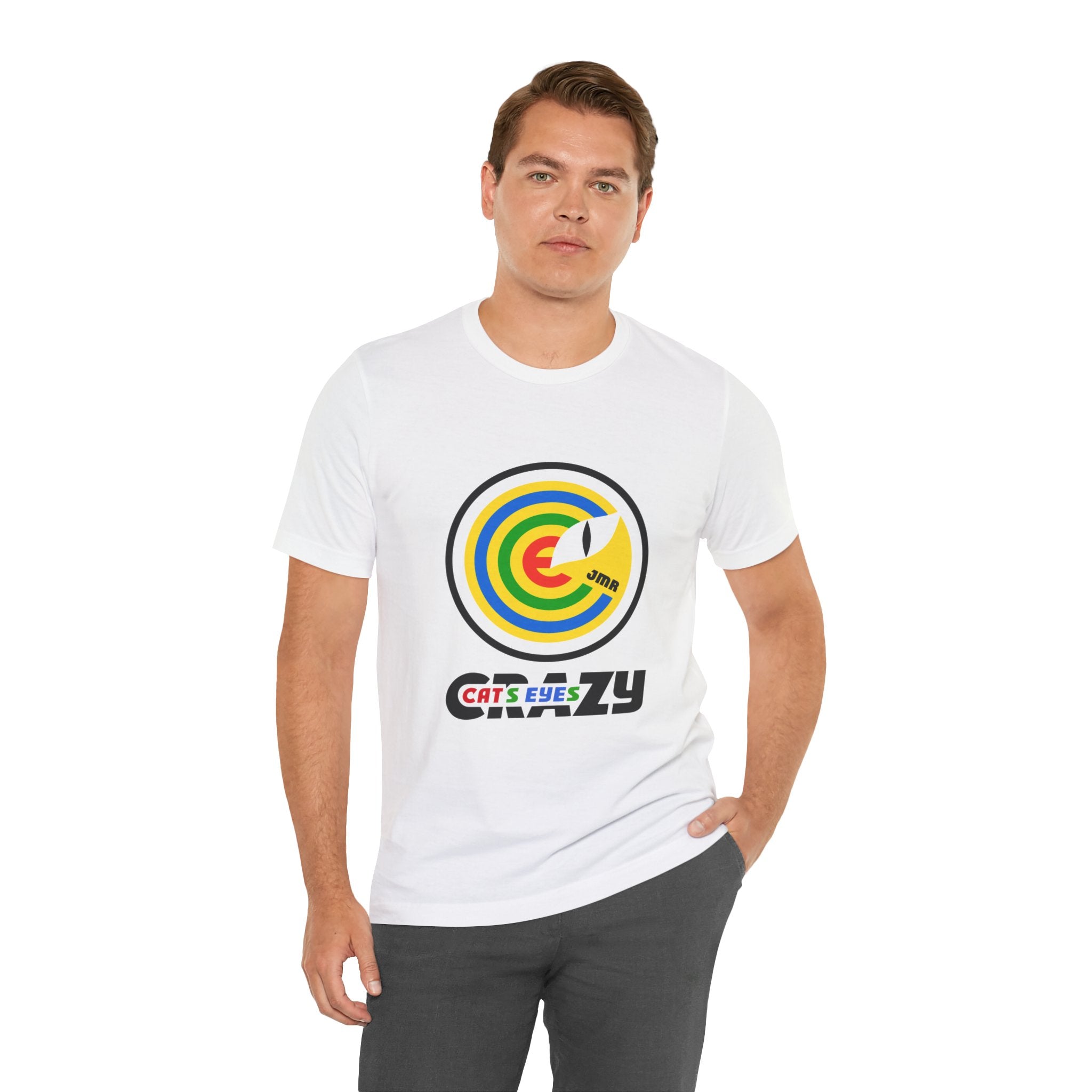 Crazy Cat's Eyes - Unisex Jersey Short Sleeve Tee