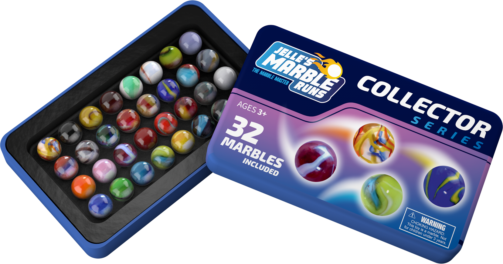 32 Jelle’s Collector Series Marbles